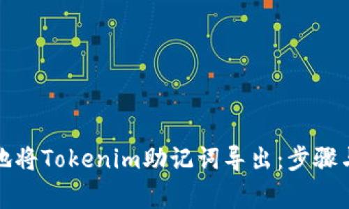 如何安全地将Tokenim助记词导出:步骤与注意事项